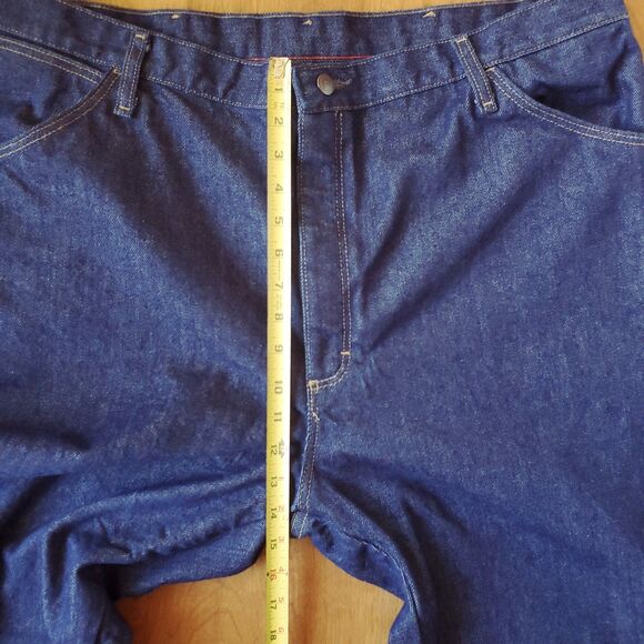 Bulwark FR Jeans Mens 42 x 32 (Waist 40") Blue Denim Cotton Cat 2 2112 PEJ2DD1 - Picture 13 of 16